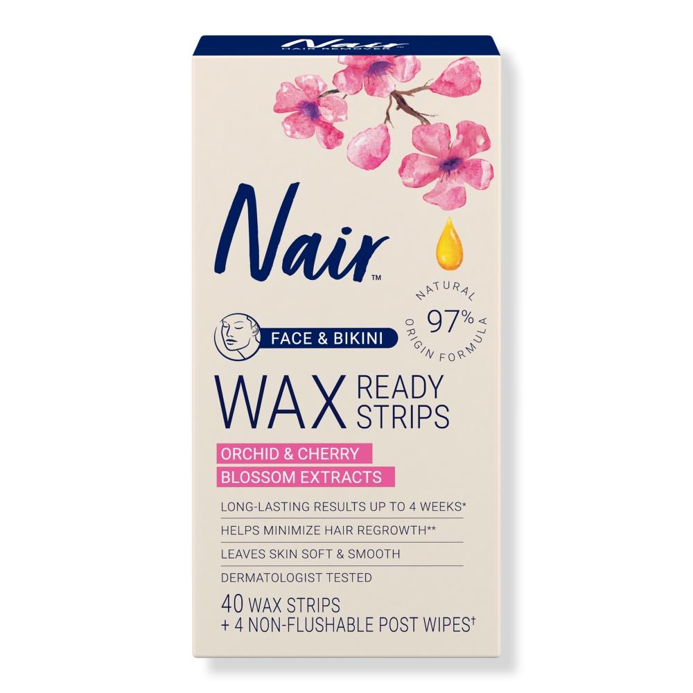 

Готовые полоски для лица Nair Wax 40 ct