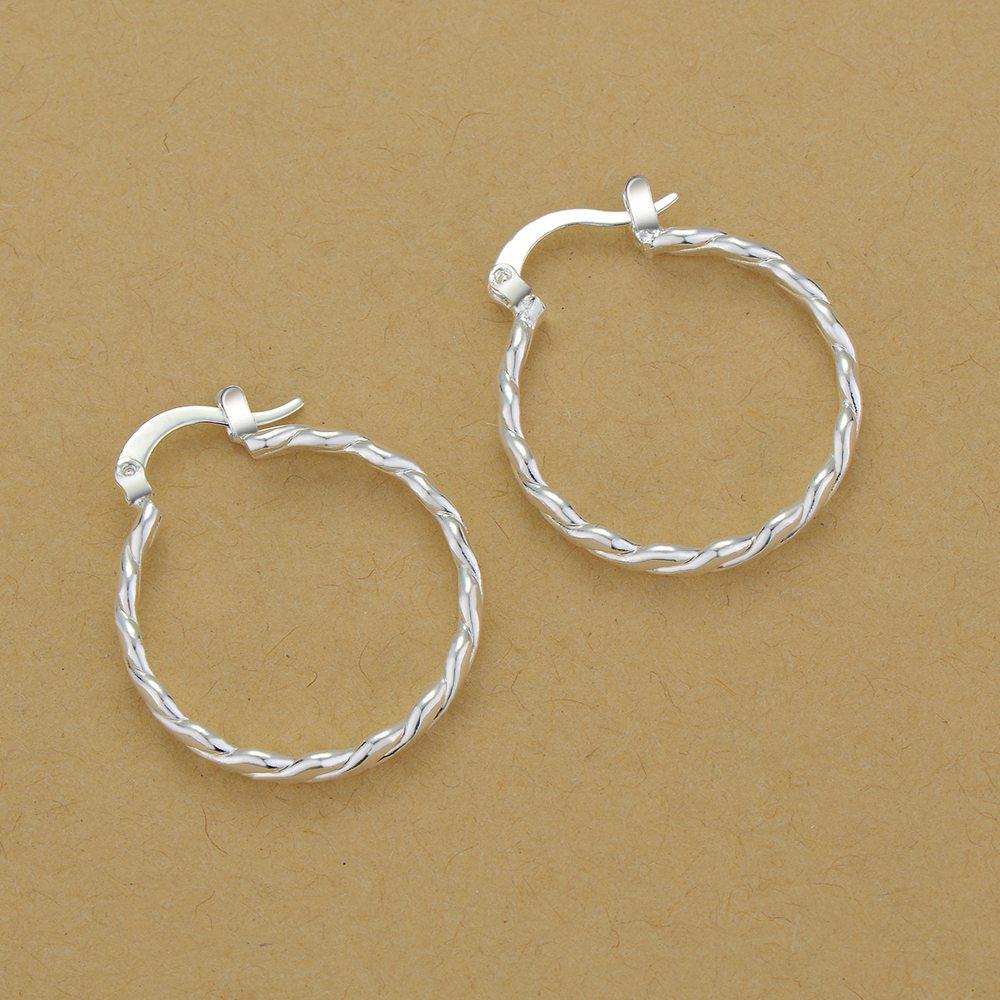 925 Silver Earrings For Women Earring Fashion Jewelry High Quality Exquisite Student Girlfriend Jewelry Gift WE-072Good Product
