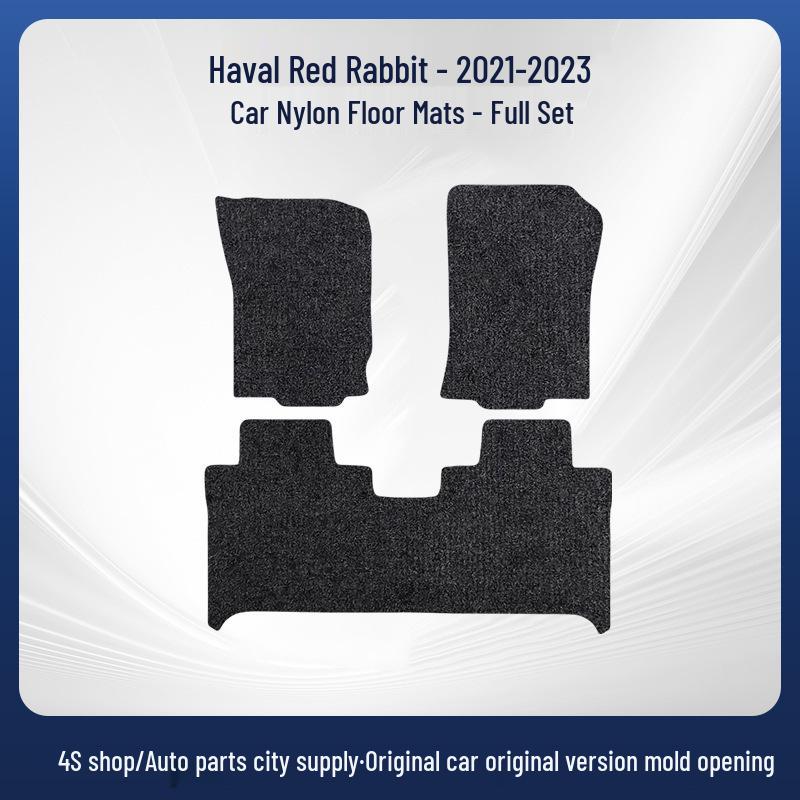 Black Nylon Floor Mats for Haval Chitu (2021-2023) - Comfortable Full Coverage Door Mats