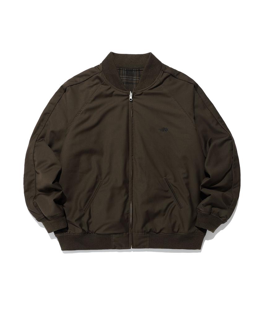 Niceghostclub Dressy Checkered Souvenir Jacket_Brown(Ng2Efub931A)