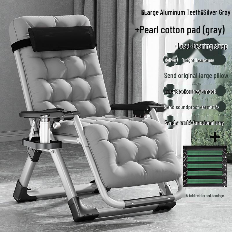 Premium Reclining Backrest Chair for Relaxing and Sleeping, Foldable for Home & Balcony Use