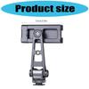 Universal Phone Tripod Mount 2 Cold Shoe Mounts 1/4" Screw Holes 360 Rotation For Camera Accessories