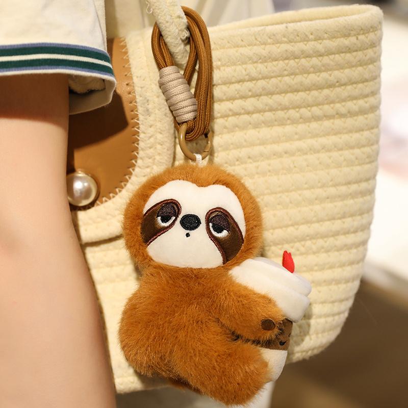 

Non-Toxic Kawaii Animals Plush Toy Fatty Dark Circles Stuffed Panda Rabbit Cat Sloth Sheep Soft Doll Appeasing Cartoon Plush Toy