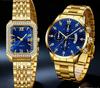 Couple's New Handsome and Fashionable Quartz Watch Fashion Set Alloy Dial Daily Wear Birthday Party New Year's Day Christmas and