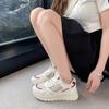 Vielseitige Dad-Schuhe Reise-Mesh kleine weiße Schuhe Damen Frühling und Sommer Freizeit Sport 2025 Gefühl weiche Sohle auf Scheiße treten neu atmungsaktiv