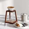 Watchget Holz Kaffeetropfständer, Kaffeetropfhalter für Kaffeetropfen und Handaufgusskaffee, Kaffeezubehör