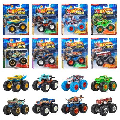 Hot Wheels Camiones Monstruo Surtido Caja de 8 Miniaturas Set 164 - Vehículos/Juguetes - (A partir de 3 años) - Multicolor FYJ44-982F