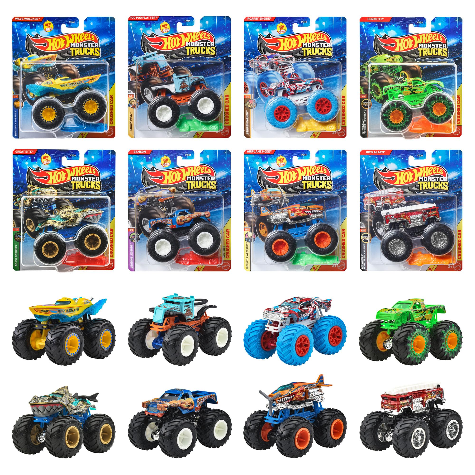 Hot Wheels Monster Trucks Assortment 8