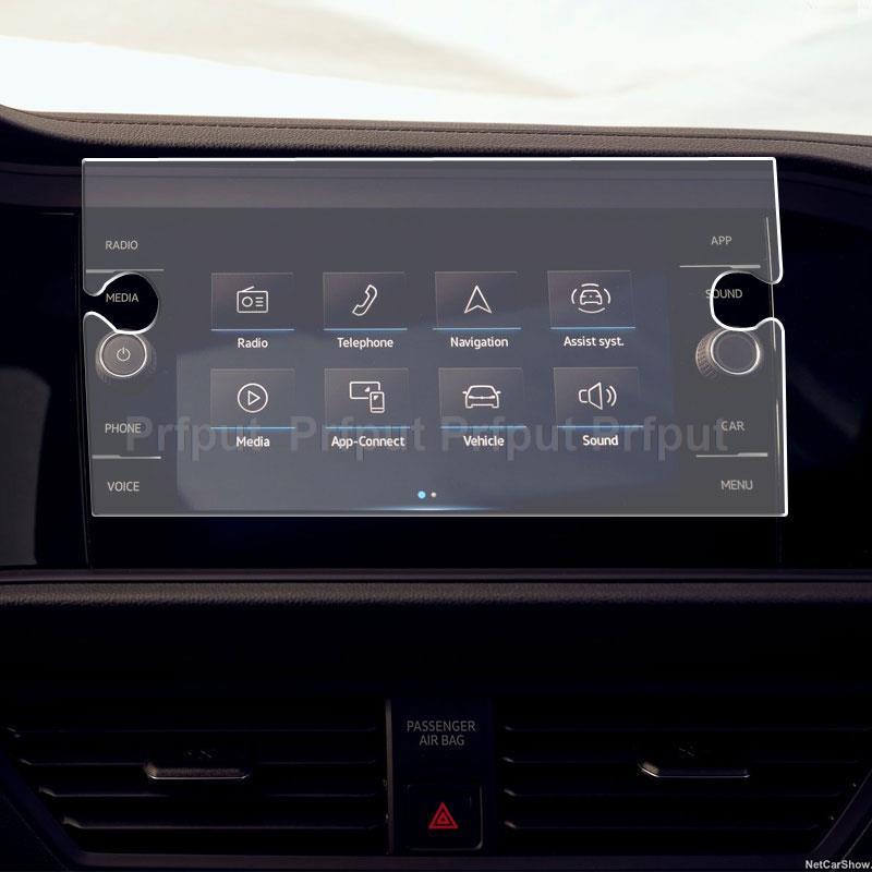 Pellicola in vetro temperato Per Volkswagen Tiguan 2021 2022 Schermo infotainment radio gps Navigazione 8 pollici Protezione cruscotto