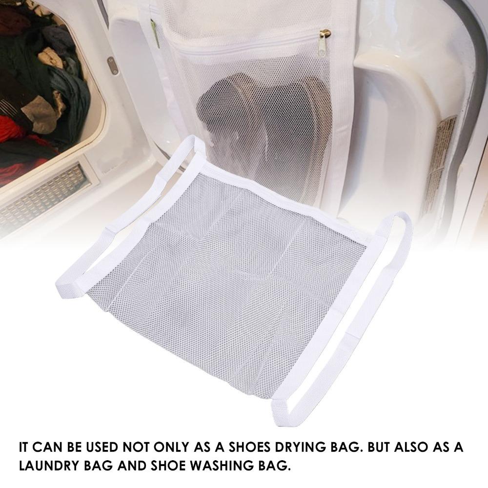 Anti-Deformation Sneaker Laundry Bag Breathable Mesh Wash Dry Net Bag  Washing Machine