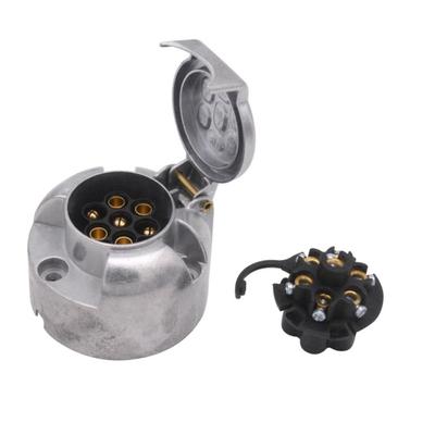 Car Accessories Trailer Socket Round Wiring Socket 7-Pin Connector Trailer Connectors Adapter
