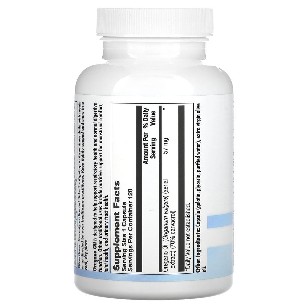 Oregano Oil, 57Mg, 120 Softgels