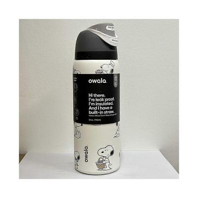 (24 uncijos) Owala Snoopy vandens buteliukas Išskirtinis termosas 24/32oz Dovana dėžutėje
