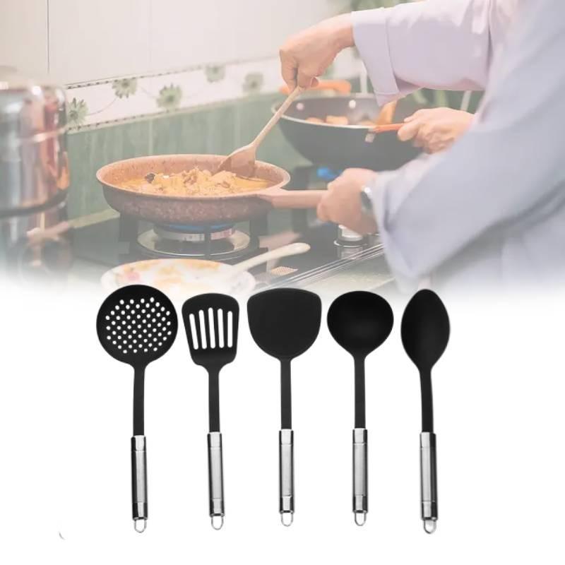 Cooking Resistant Heat Utensils Pp Handles Home Chef Food Preparation Supplies
