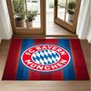 Bayern Munich Design Crystal Velvet Rug Soft Decorative Mat for Bedroom Entrance