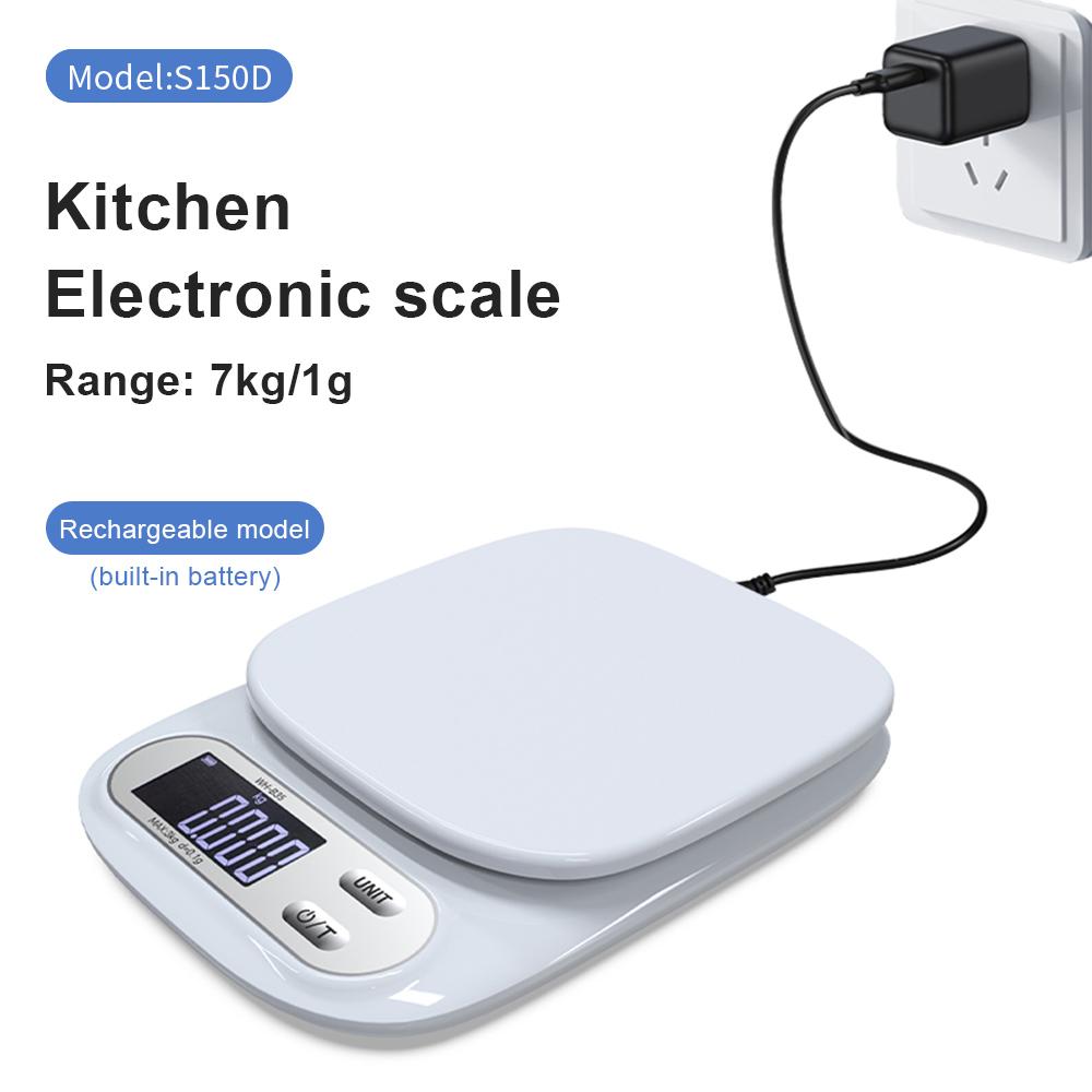 Digital Scale 3kg/0.1g 7kg/1g Precise Kitchen Scale for Baking/Keto/Coffee LCD Display Food Weight Scale Weight Balance Tool