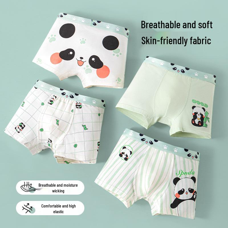 

Boys Pure Cotton Boxer Briefs - Comfortable Fit for Children XL