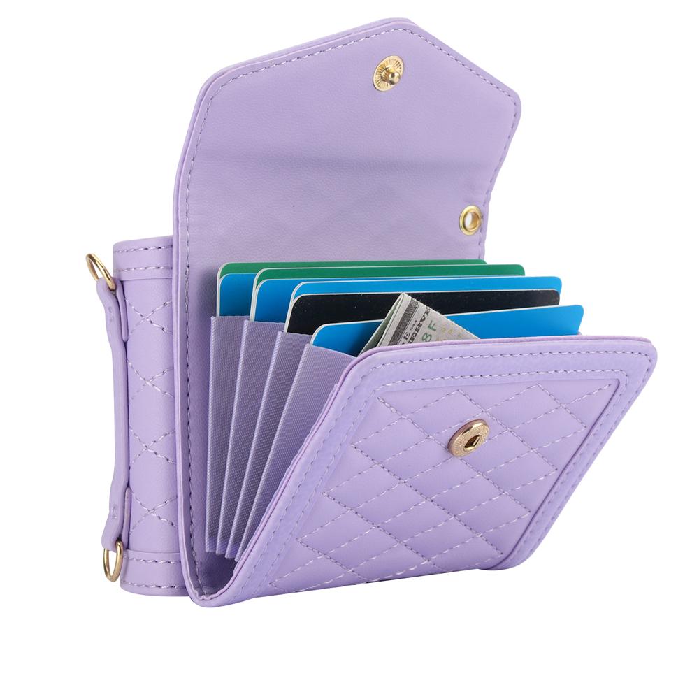 Crossbody Lanyard Leather Case for Samsung Galaxy Z Flip 6 5 4 3 Flip6 Flip5 Wallet Card Slot Holder Shockproof Phone Bags Cover