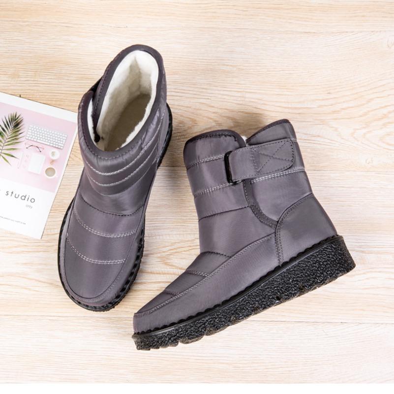 Fashion Women's Snow Boots 2024 Warm Winter Boots Waterproof Short Boots Suede Fashion Mid-calf Shoes Women's Shoes