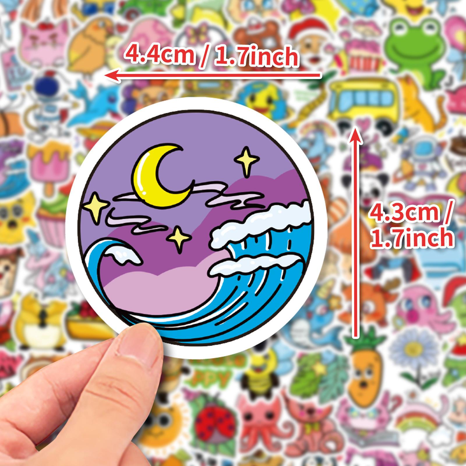 

100 штук Маленький размер Неповторяющиеся Инс Ветер Маленький Свежий Стикер Лягушка Пингвин Сделай сам Ежедневник Декоративный Чемодан