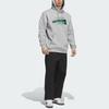 adidas Originals Men's Medium Grey Heather American Print Hoodie IK7657