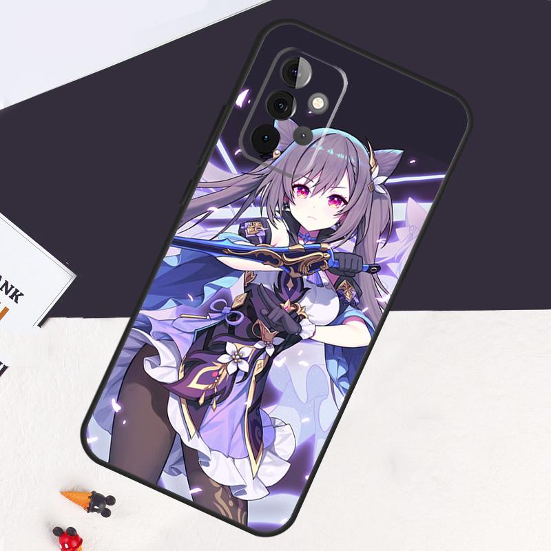 Genshin Impact Keqing Case For Samsung Galaxy A53 A15 A22 A52 A32 A54 A14 A16 A26 A36 A56 A55 A35 A05 A06 A33 A13