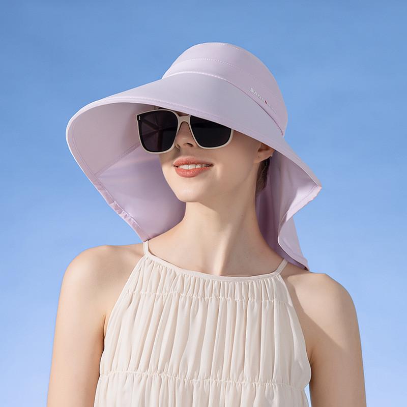 

Солнцезащитная шляпа с УФ-защитой, с широкими полями и дизайном в виде букв, для женщин, от солнца и для путешествий Purple