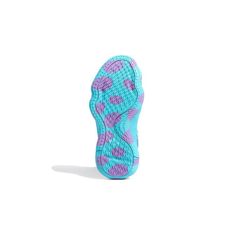 Monsters Inc. X Adidas Dame 7 EXTPLY Big Kid Sulley Kids Sneakers Blue Pulse-Aqua Sonic S42807