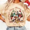 2025 Christmas Mouse Women Unisex Summer TShirt Family Matching Set Casual Unisex LooseFit ShortSleeve Top Y2K