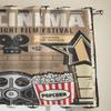 Plakat Retro Filmowy Kino Popcorn I Kamera Nowoczesne Zasłony Okienne Draperia Do Kuchni Salon Sypialnia Dekoracja Zasłony