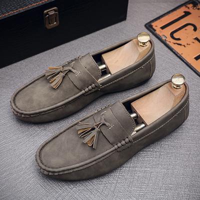 Schuhe für Herren 2025 Neu Klassische Quasten Freizeitschuhe Hochwertiges Wildleder Herren Lederschuhe Bequem Weiche Sohle Herren Slipper Flats