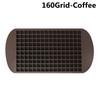 160 Grid Mini Silicone Ice Tray Ice Cubes Foldable Ice Mold Ice Breaker Ice Grid Tray Small Square Mold Ice Maker Silicone Mold