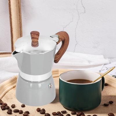 150ML praktický hliníkový kávovar osmihranný kávovar pro domácí kancelář kuchyňské spotřebiče kávovar kávovar