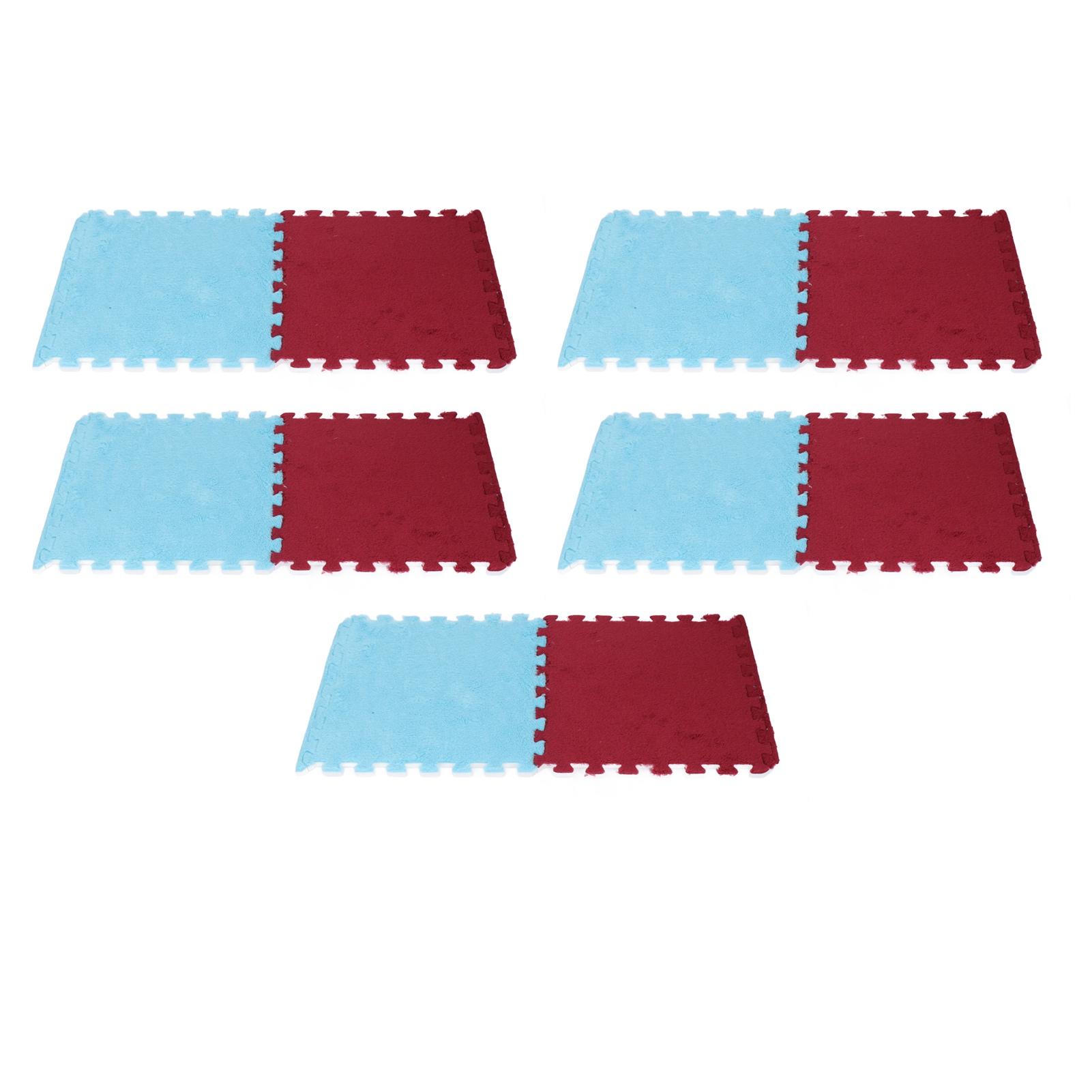 

Плюшевый пенопластовый ковер-пазл Мягкий нескользящий режущийся коврик-пазл для гостиной Red 5 Pieces Sky Blue 5 Pieces