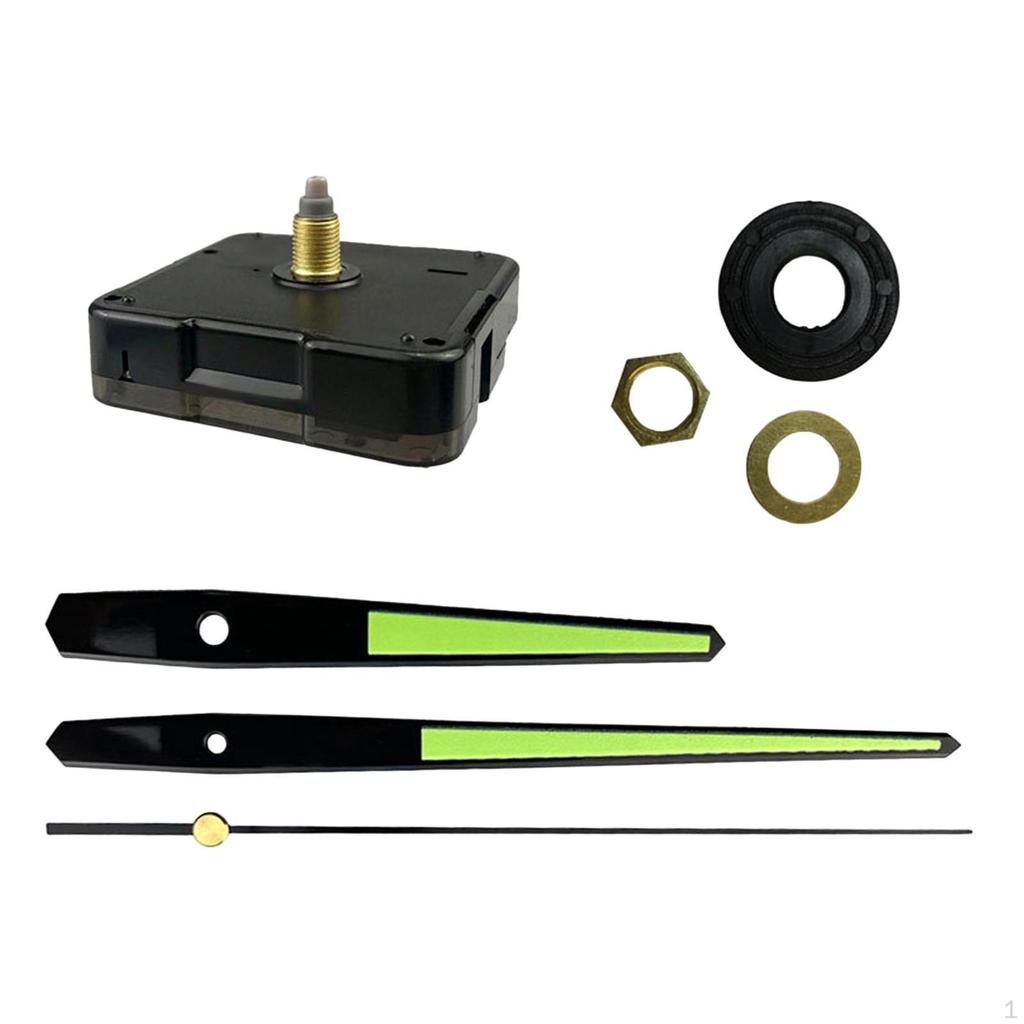 DIY Wall Clock Clockwork Hands Set Quiet 8mm Thread for Craft Clocks Repair Painting