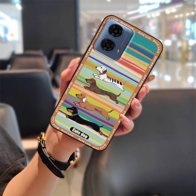 Back Cover Soft case Phone Case For MOTO G24 Power Fashion Design Cartoon Dirt-resistant Shockproof Waterproof Silicone