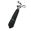 Adjustable Pre Tied Vintage Neck Tie Student Uniform Metal Arrows Chain Tie For Punk Rock Outfit Anime Cosplay Accessory