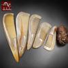 Natural Yak Horn Comb for Long, Curly, Thick Hair - Anti-Static, Anti-Hair Loss, Large Wooden Massage Comb