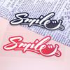Colorful Smiley Face Sticker for Car or Electric Vehicle Decoration