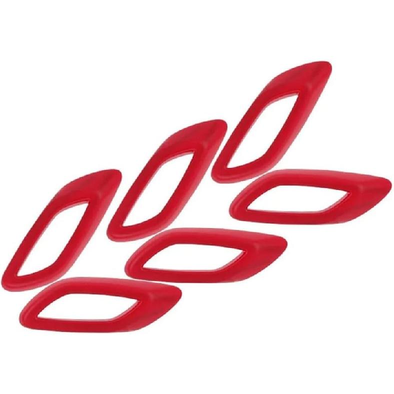 Compatible with Maserati Levante 2016-2021 Car Fender Air Outlet Vent Decoration Cover Sticker Car Accessories Glossy Red