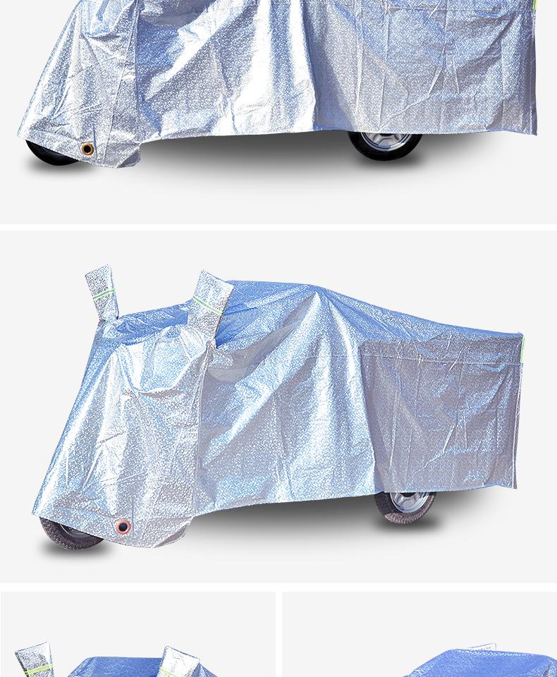 Älteres Elektro-Dreirad & Mobilitätsroller Regenfeste Winterabdeckung