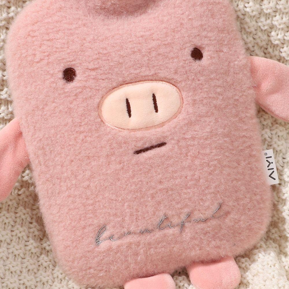 Leak-proof Hot Water Bottles Cute Hand Warmers Cartoon Water-filling Bottle  Female