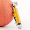 Pumpa na míče s manometrem Dual Action Sportovní pumpa na míče s jehlovým nafukováním vzduchem Ruční pumpa pro basketbal Fotbal Fotbal