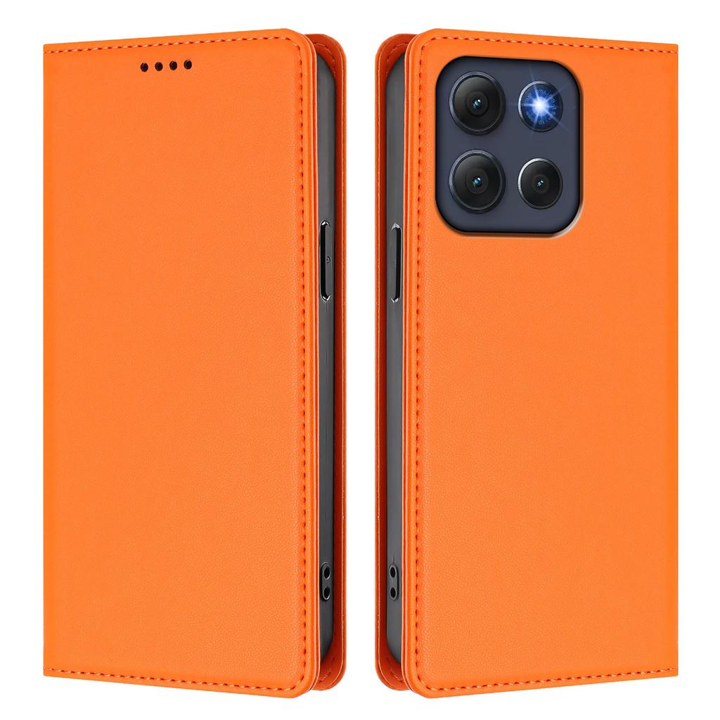 For Motorola Moto G86 5G Leather Wallet Case Magnetic Closure RFID Blocking Phone Cover
