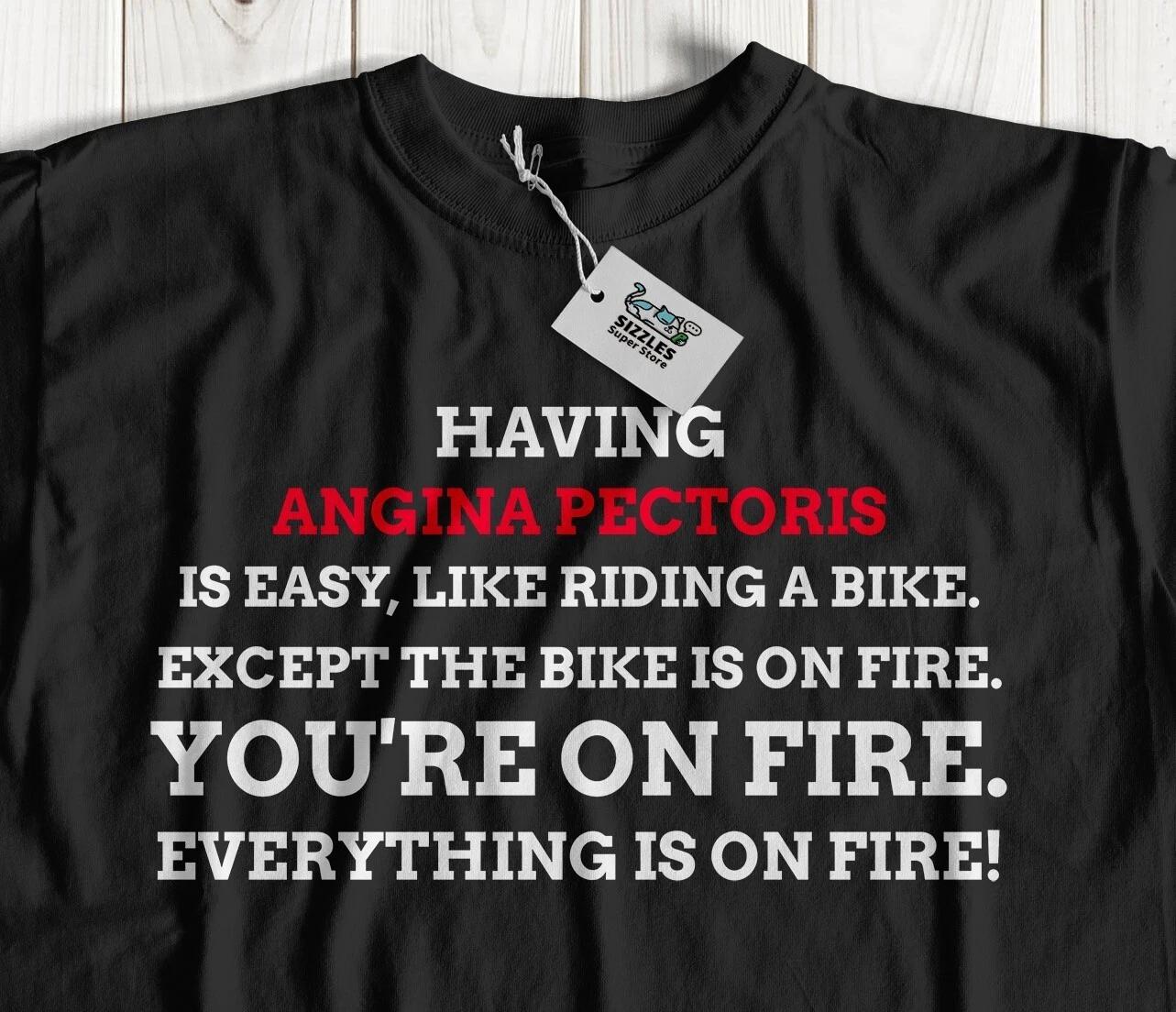 

Unisex Funny Stable Angina T-Shirt & Angina Pectoris Gifts 4XL