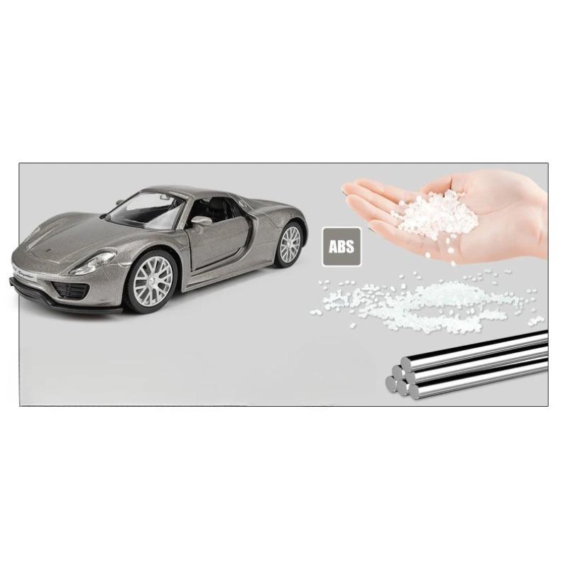 Simulation 1/36 Maßstab Porsche 918 Supersportwagen Legierungsmodell Sammlung Miniaturauto Heimdekoration Spielzeugfahrzeug Kinder Junge Geschenk