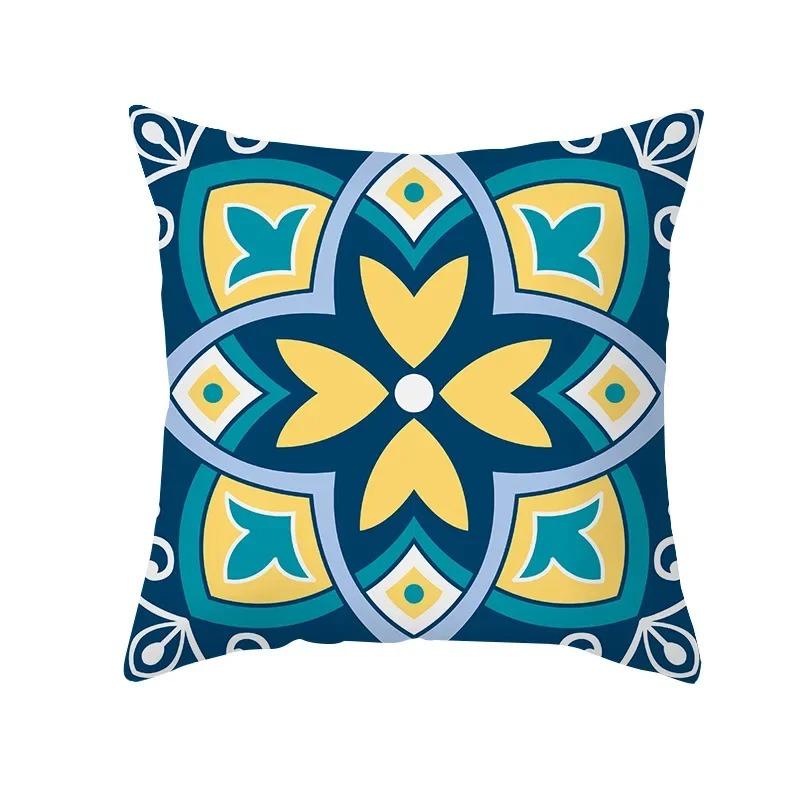 Home Decor Exquisite Patterned Decorative Throw Pillow Covers Pattern Cushion Cover Suitable For Sofa Bedroom Car Pillow Cover