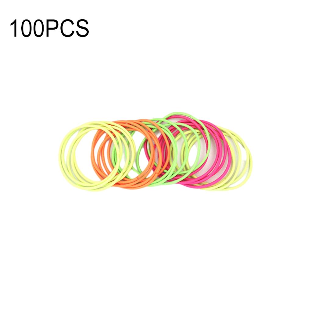 100 Pieces Girl Hair Bands Household Simple Style Women Hairs Ties Hairdressing Hairband Hairstyling Rope Headdress for Home Use