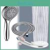 Luxurious American Style Handheld Shower Head With 1.5m Hose And Drill-free Mount