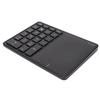 Wireless Numeric Keypad 2.4G Ergonomic 7.5 Degree Angle 10m Receiving Type C Port 22 Keys Number Keypad with Toucad